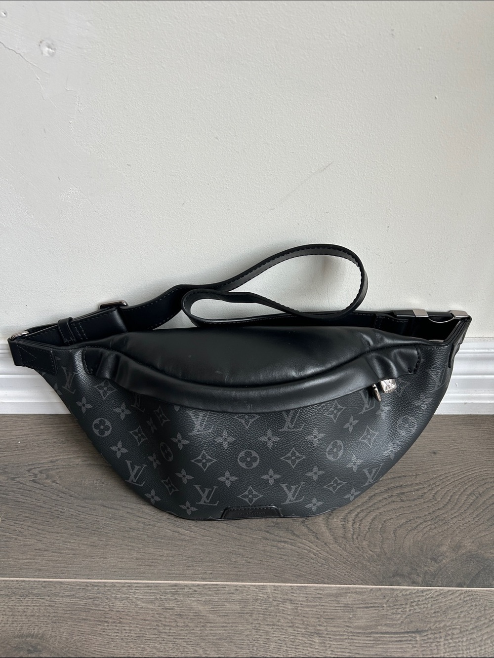 Dark Monogram Canvas Utility Bumbag - Unisex Sling Waist Pack